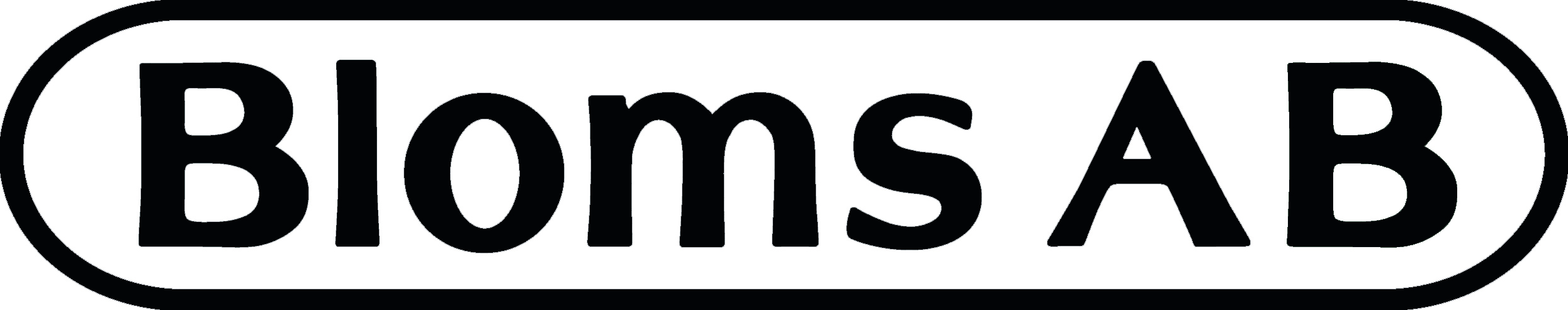 BLOMS AB Ny Logga Svart2019